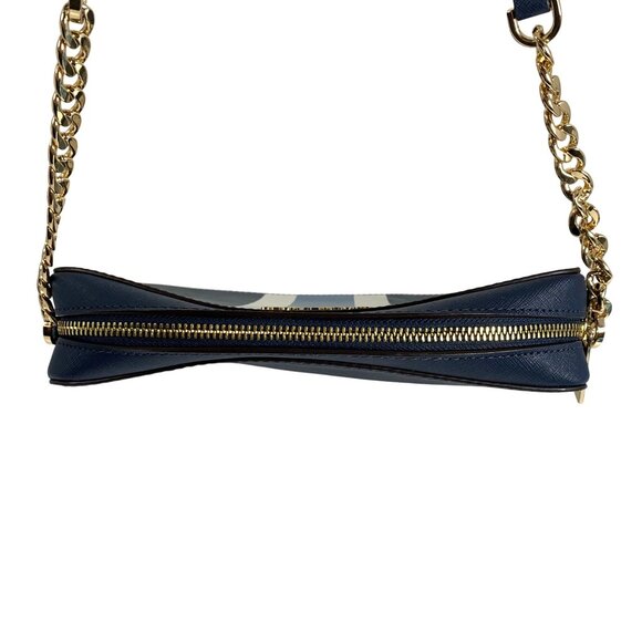 Michael Kors Jet Set Large East/West Saffiano Leather Crossbody Bag Chain Strap - Picture 4 of 13